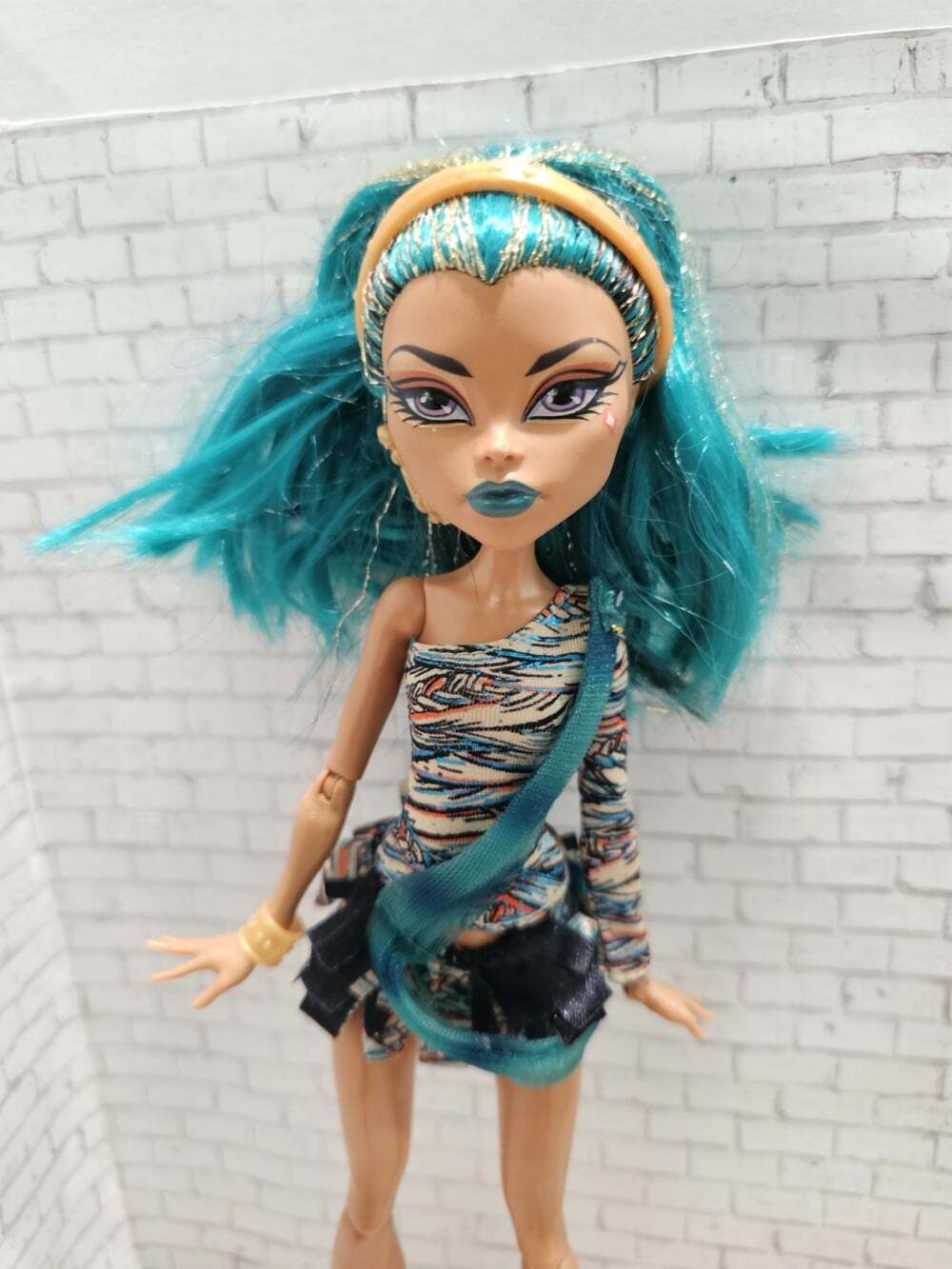 2012 Monster High G1 Nefera de Nile First Wave Doll Original Outfit Incomplete